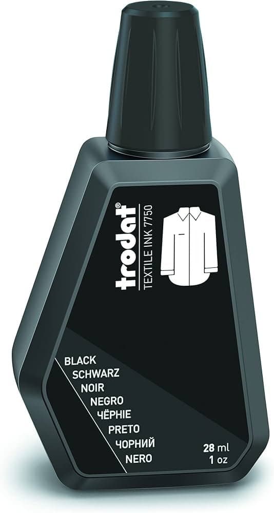 Trodat Encre textile pour marquer les vêtements 28 ml — tampon à personnaliser