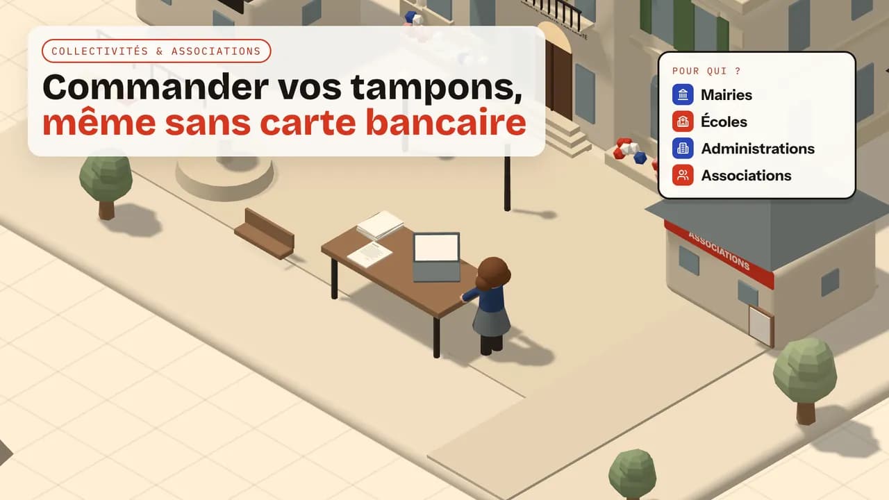 Commander ses tampons par mandat administratif, sans carte bancaire